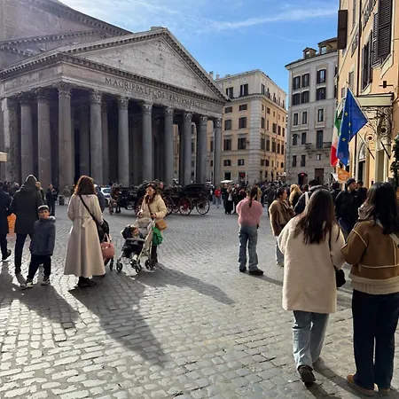 The Window Of The Gods - Pantheon View Rome